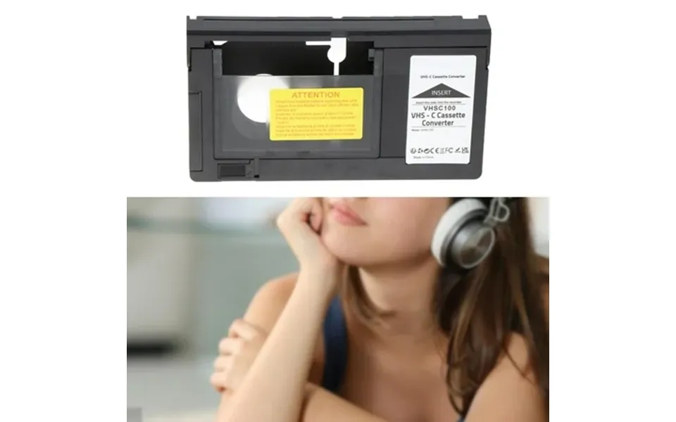 Petsola Cassette Adapter Cassette Converter Electronics Accessories 12mm Svhs Svhs-c To Vhs Tape Player Converter For Vh