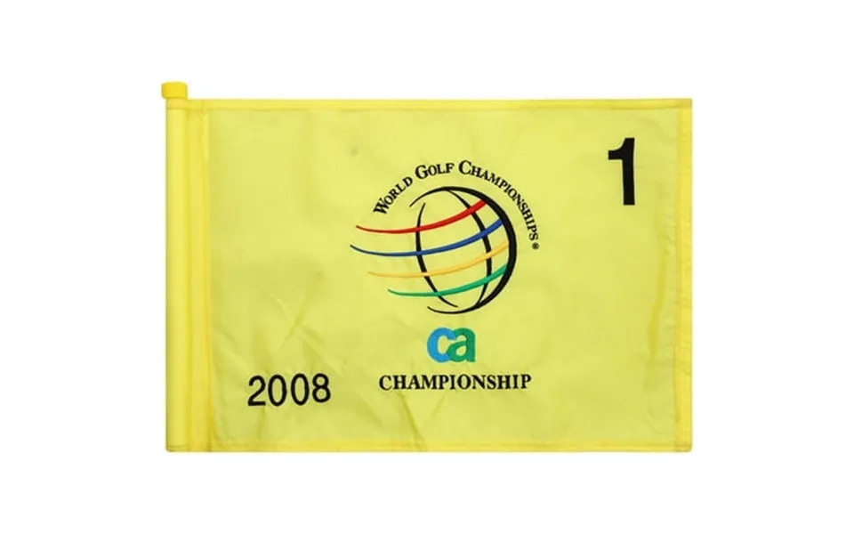Pga Tour Event-used 1 Yellow Pin Flag From The Ca Championship On March 17th To 23rd 2008 - Fanatics Authentic Certified