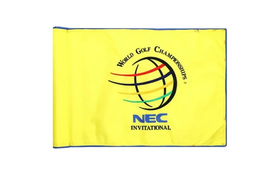 Pga Tour Event-used 12 Yellow Pin Flag From The Nec Invitational On March 22nd To 25th 2001 - Fanatics Authentic Certifi