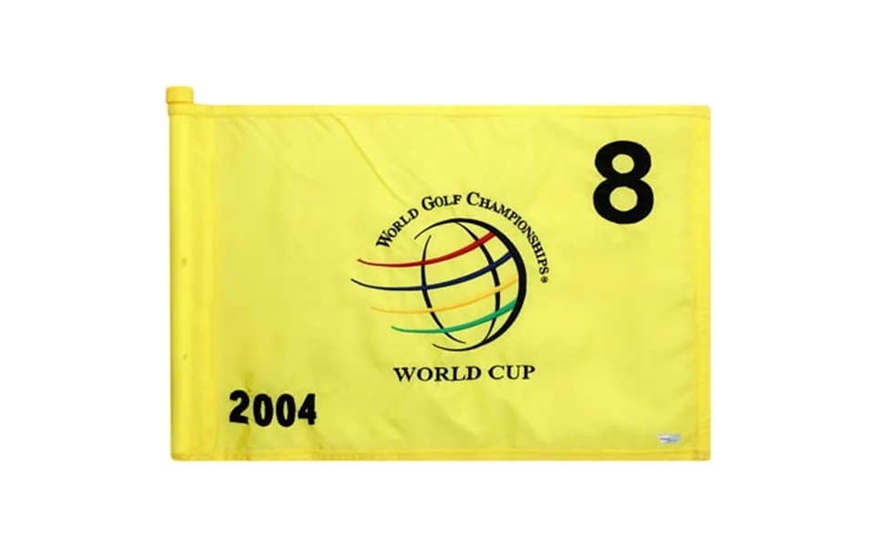 Pga Tour Event-used 8 Yellow Pin Flag From The World Cup Tournament On November 18th To 21st 2004 - Fanatics Authentic C