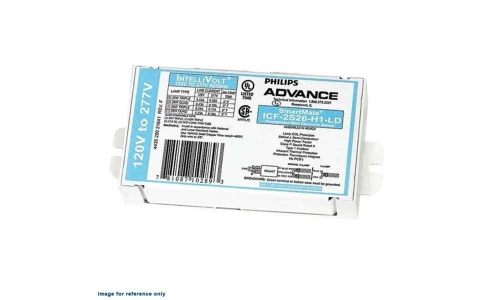 Philips 26w 4-pin 120-277v Smartmate 2 Lamp Compact Fluorescent Ballast