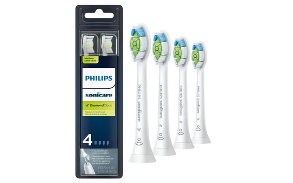 Philips Sonicare Diamondclean Replacement Toothbrush Heads Hx6064 65 Brushsync Technology White 4-pk
