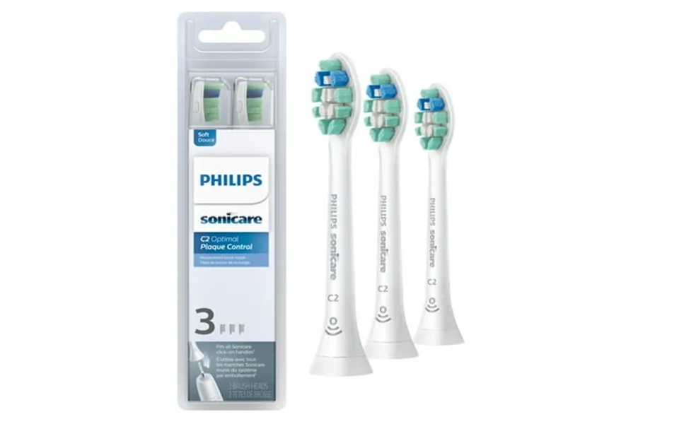 Philips Sonicare Optimal Plaque Control Replacement Toothbrush Heads Hx9023 65 Brushsync Technology White 3-pk