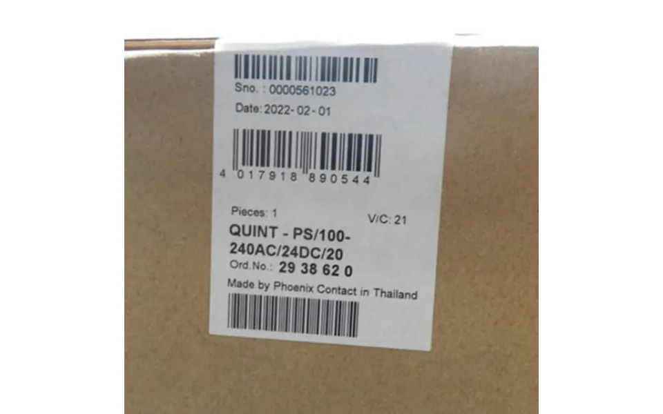 Phoenix Contact 480w 20a Quint Power Series Single-phase Power Supply 2938620