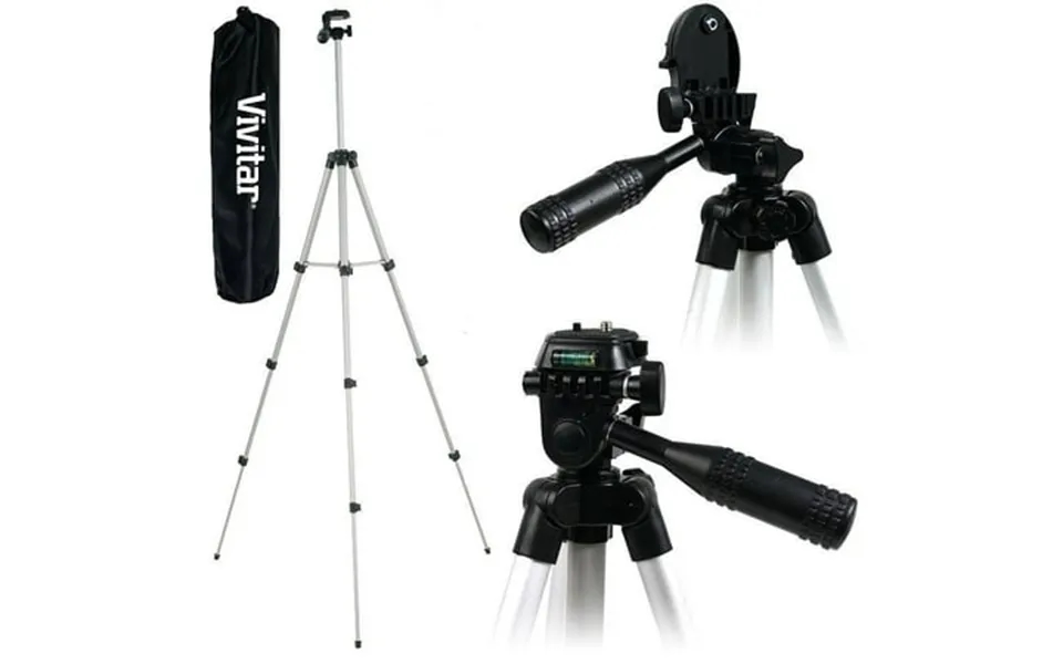 Photo Video Light Vivitar 50 Tripod With Case For Nikon D3500