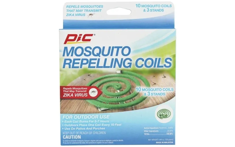 Pic Outdoor Mosquito Repelling Coils 10-piece