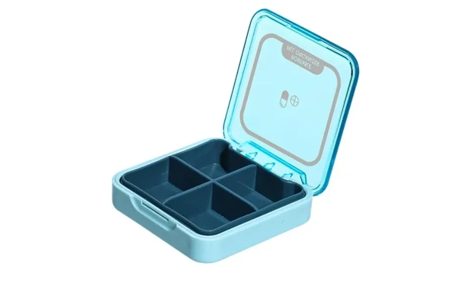 Pill Organizer Portable Pill Case Pocket Pill Box Moisture Proof Daily Pill Box Holder Container-style 1