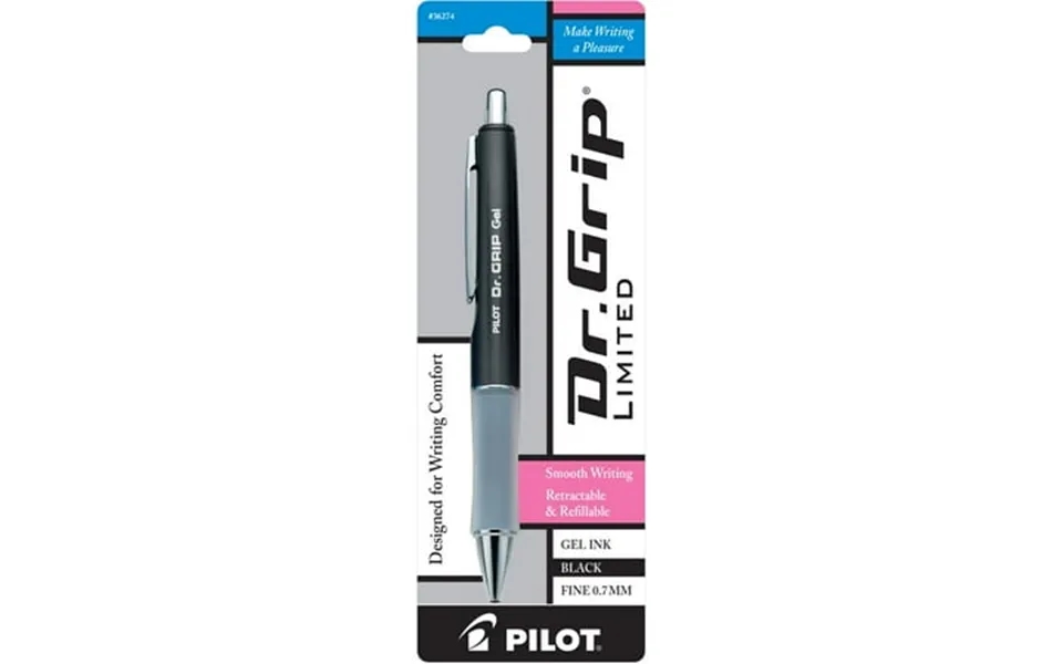 Pilot Dr. Grip Ltd Gel Ink Pens Fine Color May Vary 1 Count