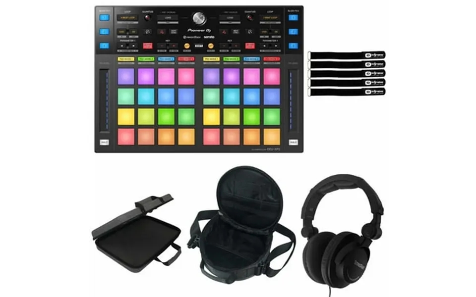 Pioneer Dj Ddj-xp2 Add-on Controller With Clutch Stingray Headphones Package