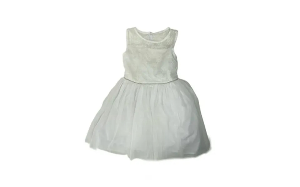 Pippa & Julie Disney Girl S Fit & Flare Floral Embroidered Dress Off White 2t
