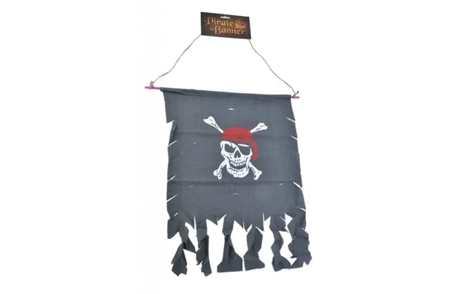 Pirate Banner Distressed Fabric Black Party Goods Unisex