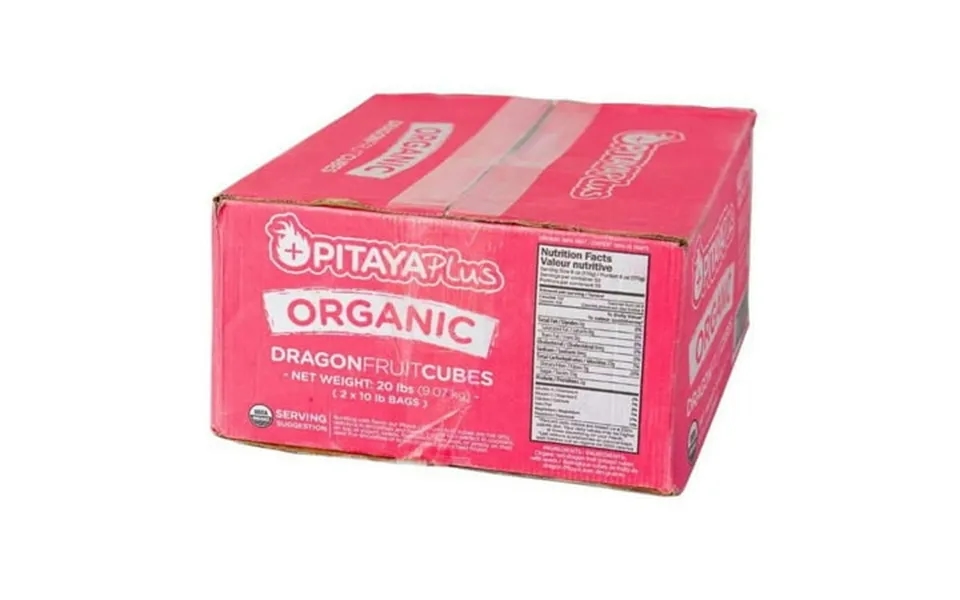 Pitaya Plus Organic Dragon Fruit Iqf Bulk 20lbs Pack Of 1