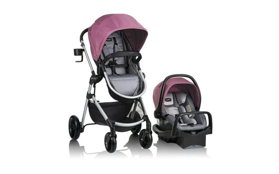 Pivot Modular Travel System With Litemax Infant Car Seat Dusty Rose Pink