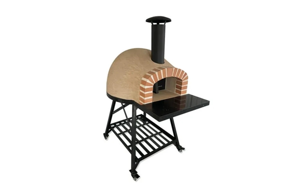 Pizzaovens Op60 Wood Outdoor Cement Clay Pizza Oven With Real Brick Front