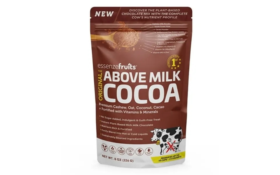 Plant Based Milk Powder Mix & Cocoa Creamer Drink 8 Oz 226 G Non-gmo Vegan Milk Powder - 100% Nutritional Match To Cow S