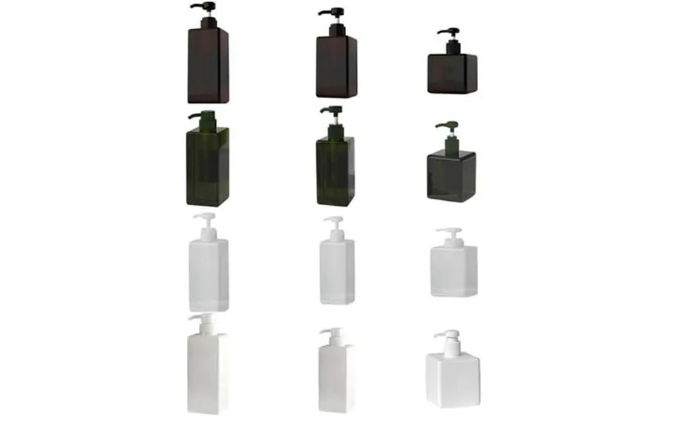 Plastic Bottles With Pump Dispenser Clear Refillable Bpa Free For Body Wash Moisturizer Face Cream Liquid Soap