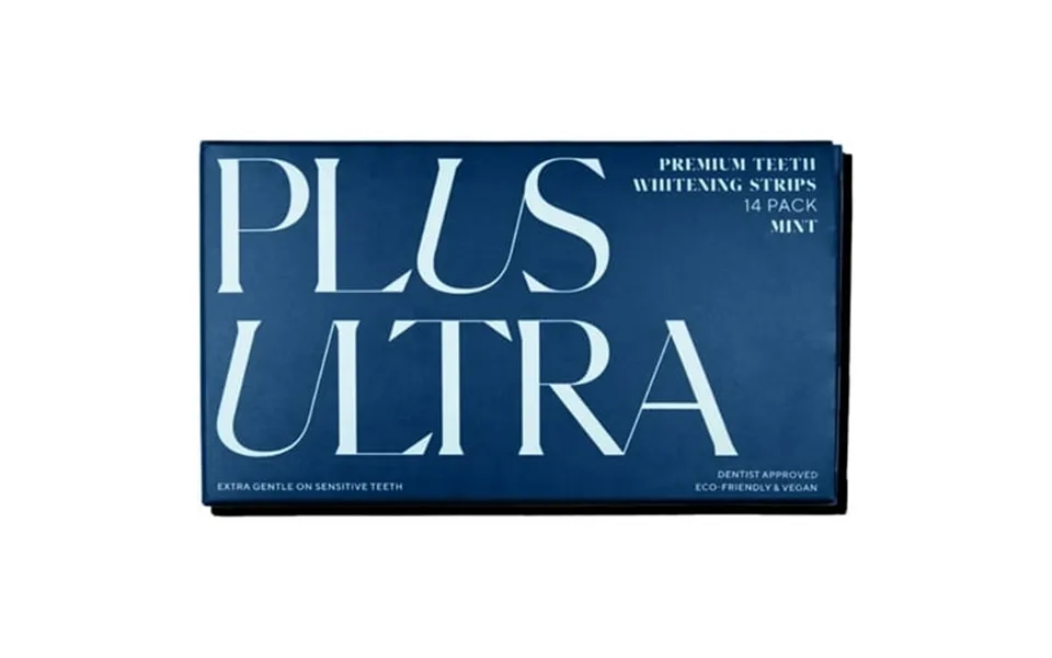 Plus Ultra Teeth Whitening Strips Stain Remover & Teeth Whitener 28 Strips 14 Treatments Mint