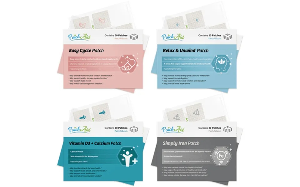 Pms Support Patch Pack By Patchaid Size 6-month Supply
