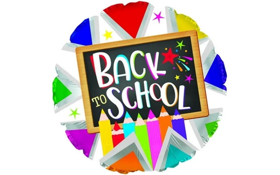 Pmu Back To School Pencils 18 Inch Mylar Balloon Pkg 1