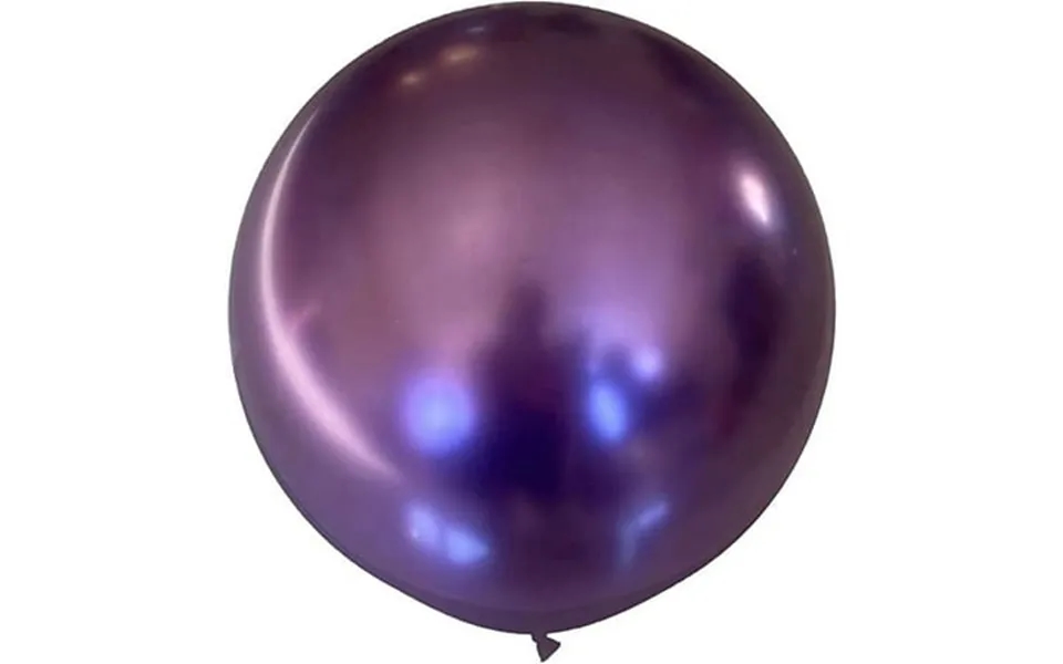 Pmu Jumbo Latex Balloons 36 Inch Chrome Purple 12 Pkg Pkg 1