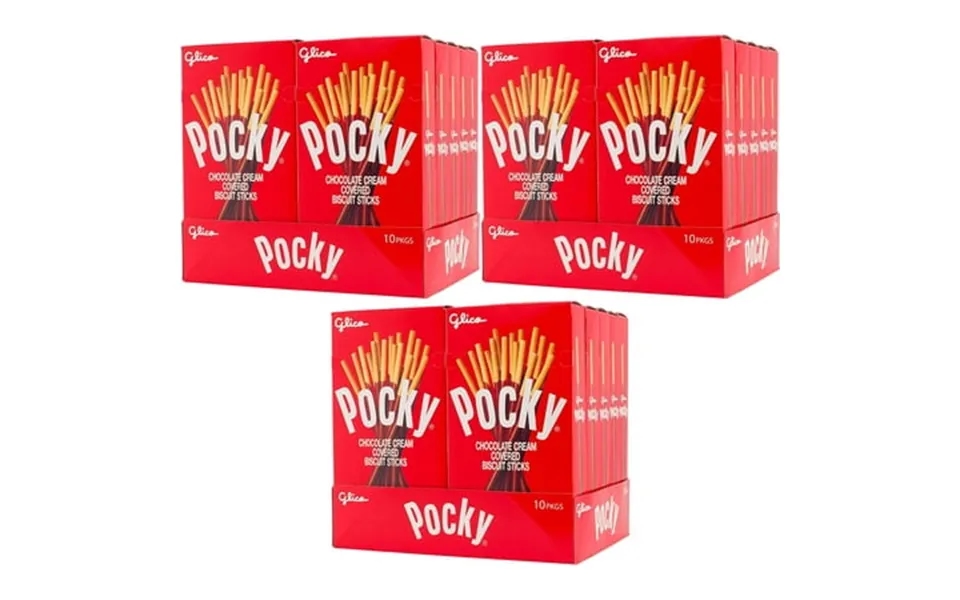 Pocky Biscuit Stick Chocolate 2.47 Ounce Pack Of 10 Pack Of 3