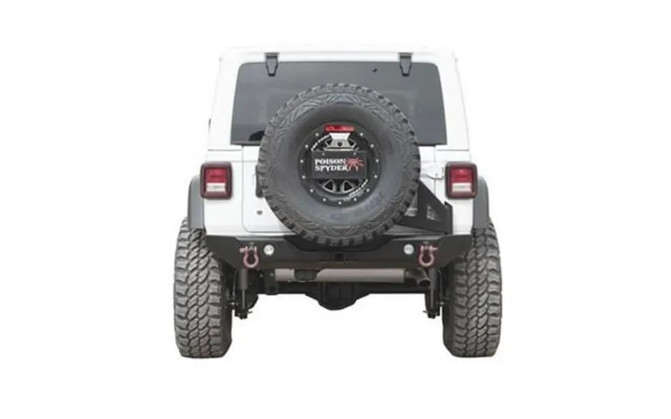 Poison Spyder Customs Jl Frame Mounted Tire Carrier For 2018-2020 Jeep Wrangler Black