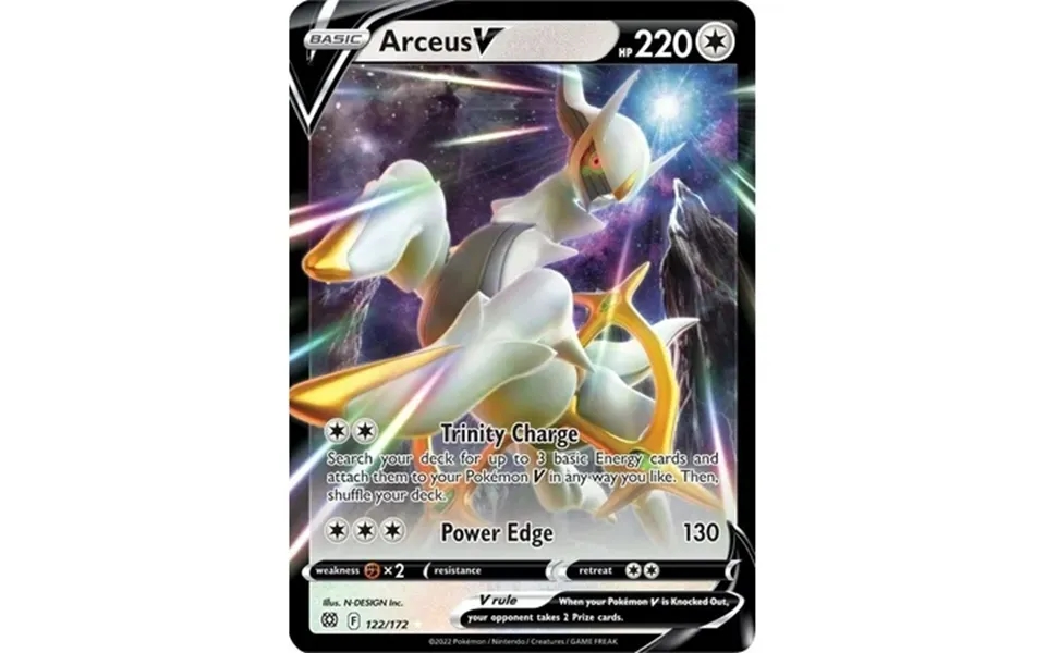 Pokemon Brilliant Stars Arceus V 122