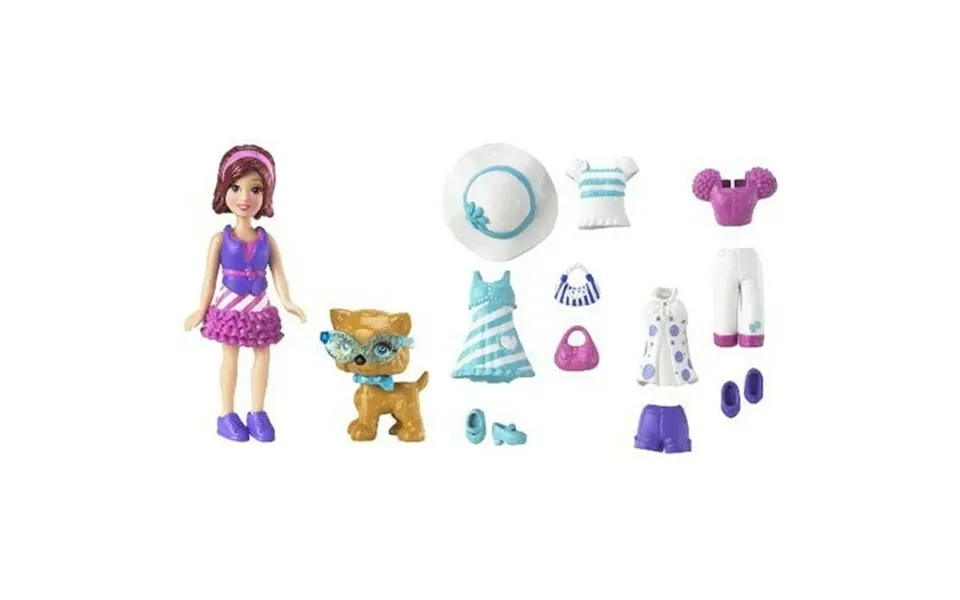 Polly Pocket Pretty Packets Lila Bag Play Set With Doll & Accessories