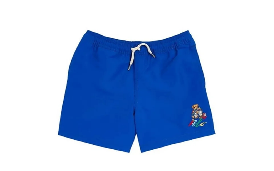 Polo Ralph Lauren Embroidered Polo Bear Drawstring Swim Shorts Size Medium