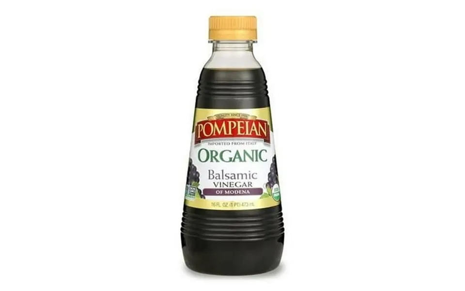 Pompeian Gourmet Organic Balsamic Vinegar Perfect For Salad Dressings Marinades & Vegetables Non-allergenic Non-gmo 16 F
