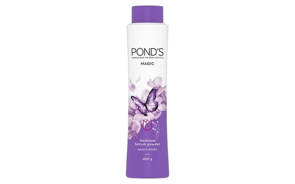 Pond S Magic Acacia Honey Fragrance Talcum Powder 400 G Cooling Fresh Talc For Face & Body - For Men & Women