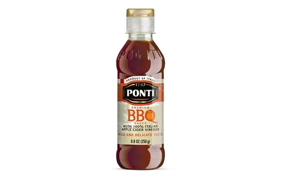 Ponti Bbq Glaze Apple Cider Vinegar 8.8 Oz Pack Of 6
