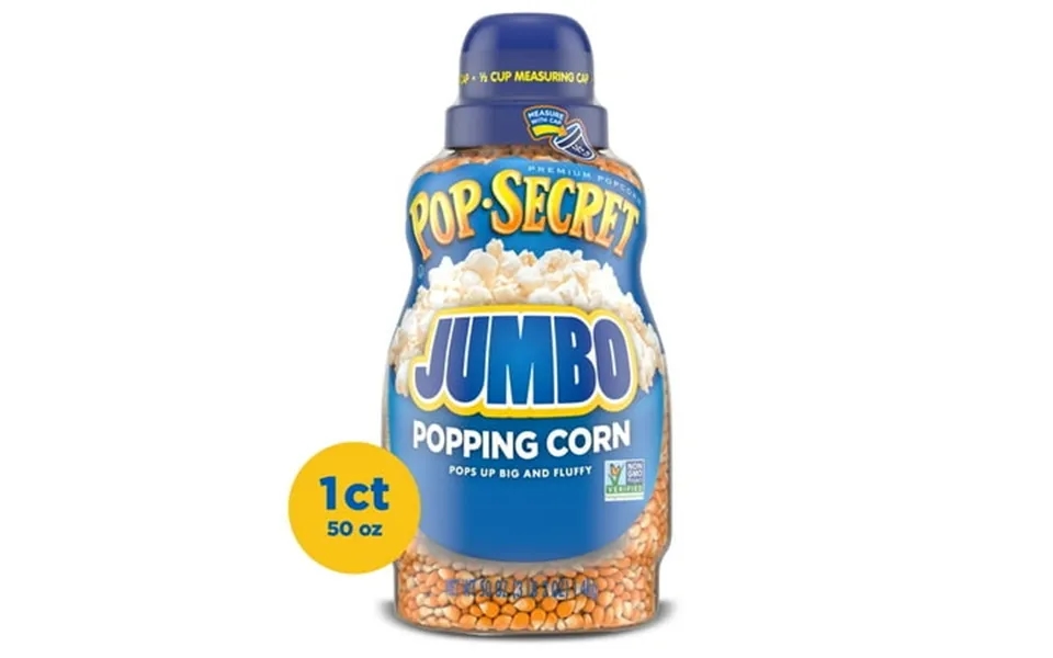 Pop Secret Jumbo Popcorn Kernels 50 Oz Jar
