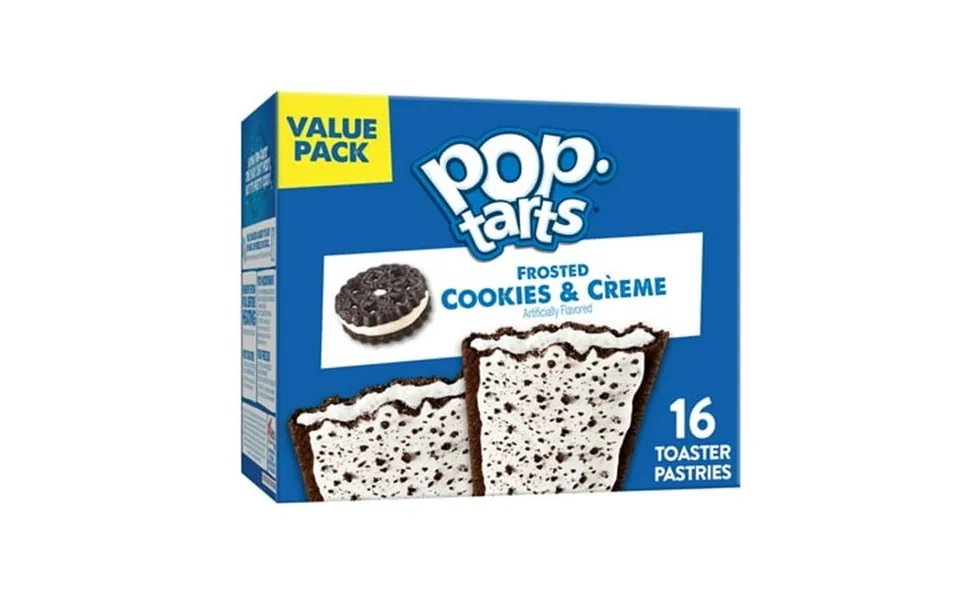 Pop-tarts Frosted Cookies And Creme Toaster Pastries Breakfast Foods Shelf-stable 27 Oz 16 Count