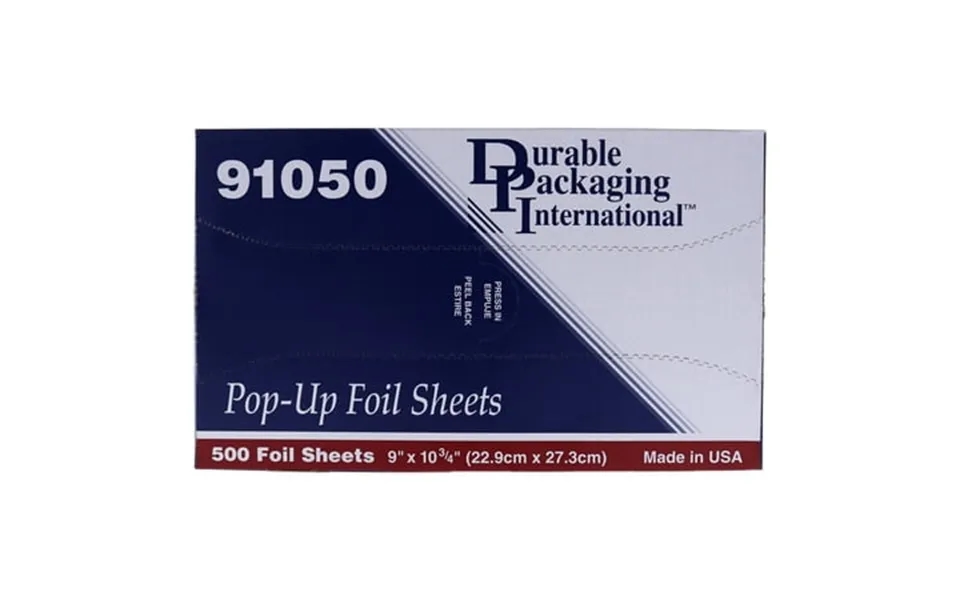 Pop-up Foil Sheets By Durable Packaging For Unisex - 9 X 10 Inch Foil Sheet