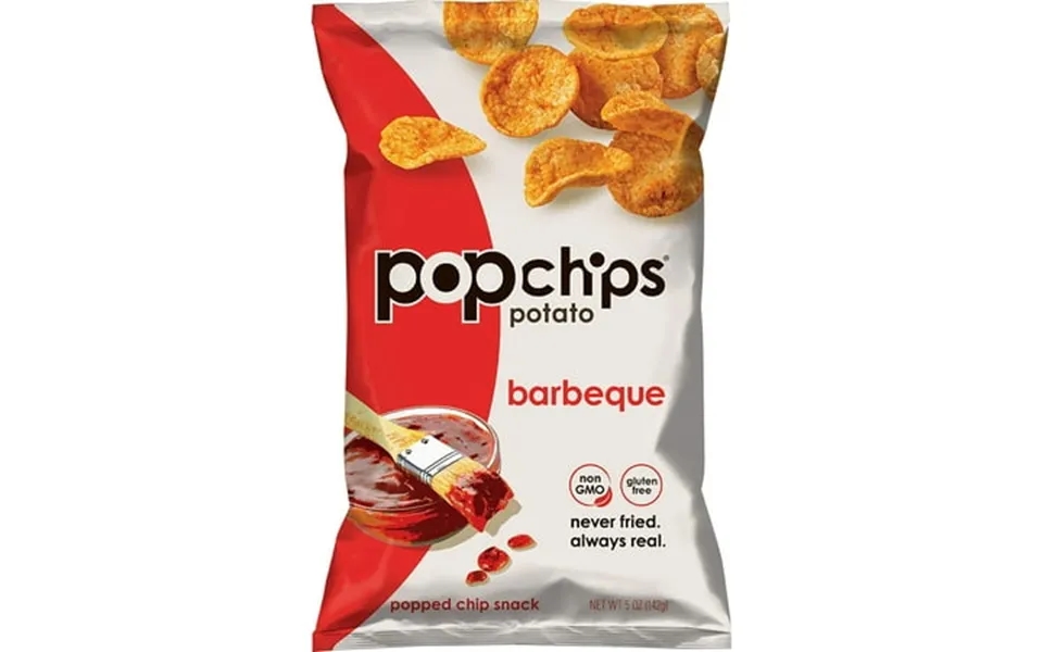 Popchips Potato Chips Bbq Potato Chips 5 Ounce Pack Of 12