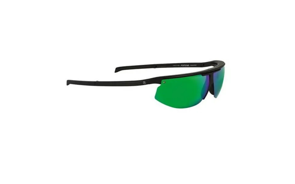 Popticals Popstar Polarized Sunglasses Black Matte & Gray Polarized Green Mirror