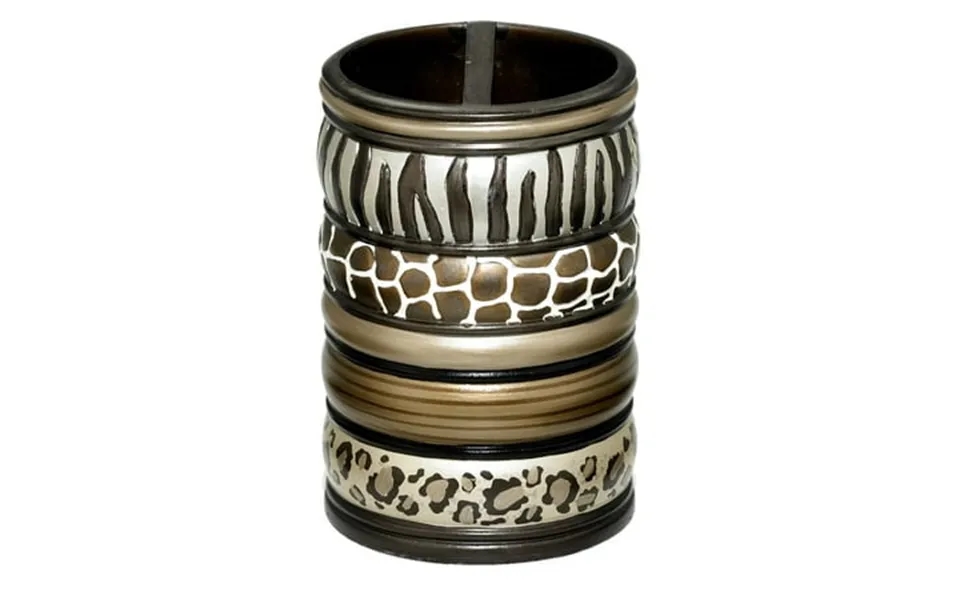 Popular Bath Safari Stripes Collection - Bathroom Tooth Brush Holder