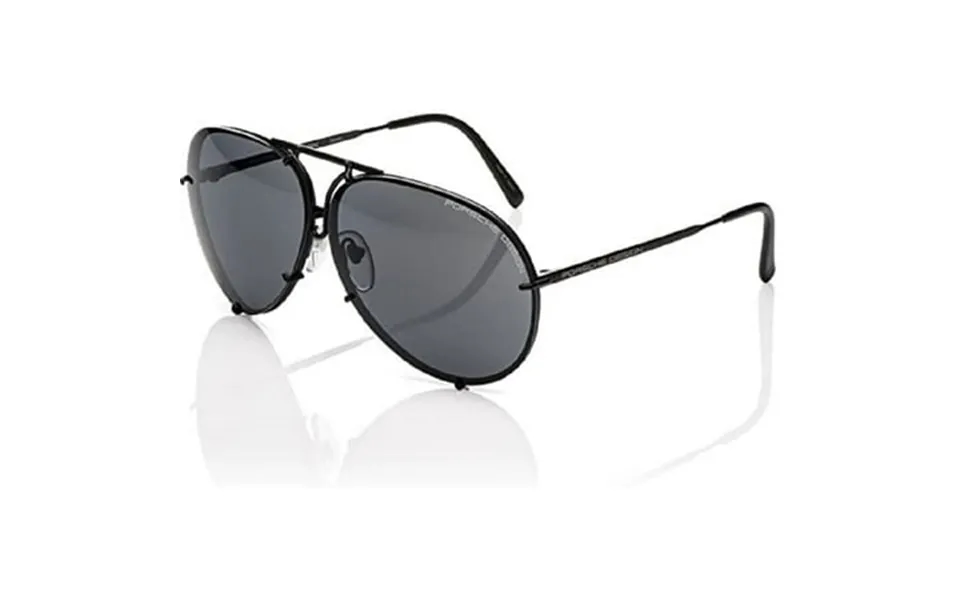 Porsche Design P8478d Aviator Sunglasses Black Matte Frame Size 66 Extra Lens