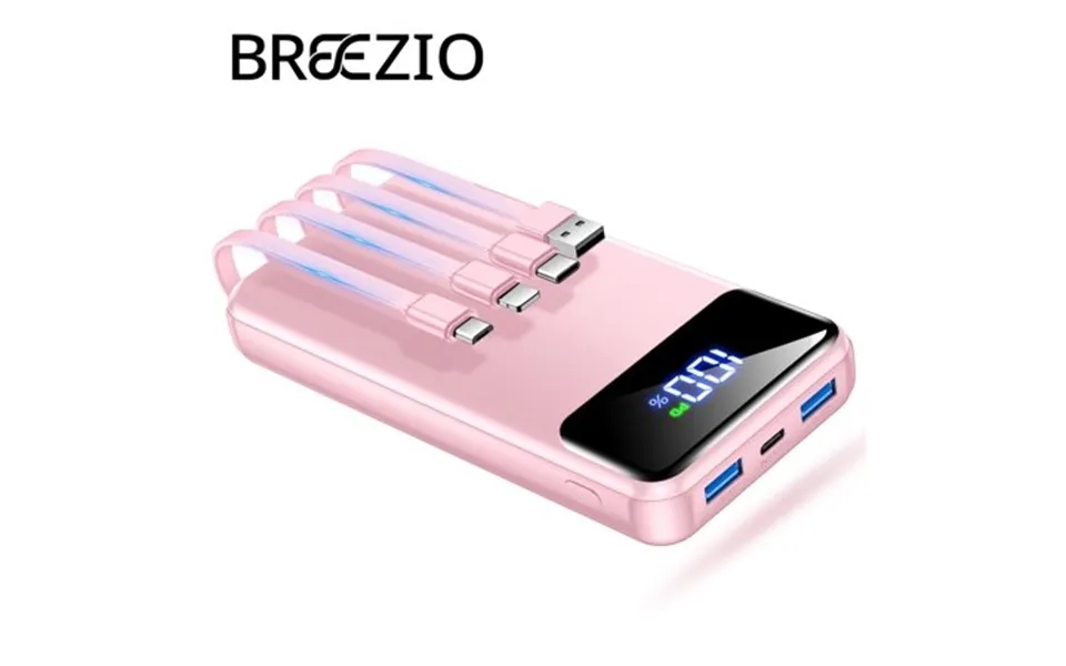 Portable Charger Power Bank 50000mah Battery Pack 22.5w Fast Charging Powerbank With Built In Cables Travel Essential Us