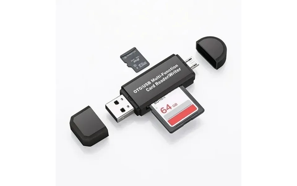 Portable High Speed Micro Usb Sd Tf Otg Card Reader For Mobile Phone Laptop