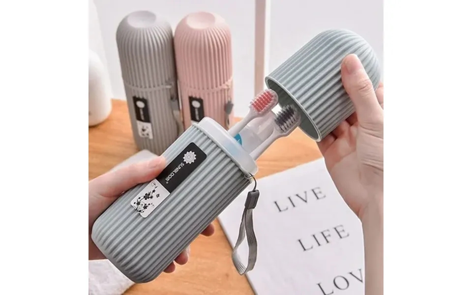 Portable Toothpaste Toothbrush Protect Holder Case Travel Camping Storage Box