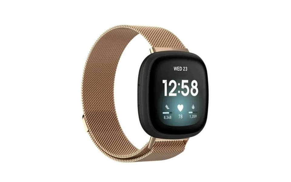 Posh Tech Stainless Steel Band For Fitbit Sense Versa 3