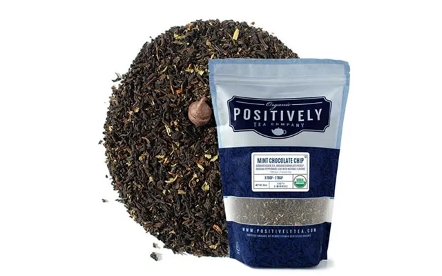 Positively Tea S Organic Mint Chocolate Chip Black Tea Loose Leaf 1 Pound Bag product image