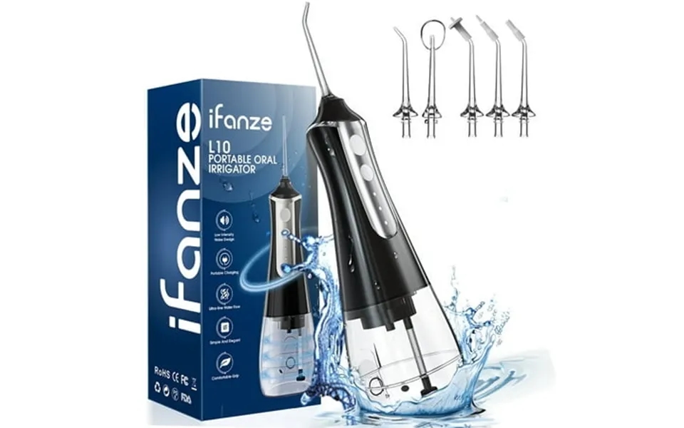 Posrue Water Flosser Cordless For Teeth Cleaning Rechargeable Oral Irrigator 3 Modes 5 Tips Ipx6 Waterproof Powerful Bat