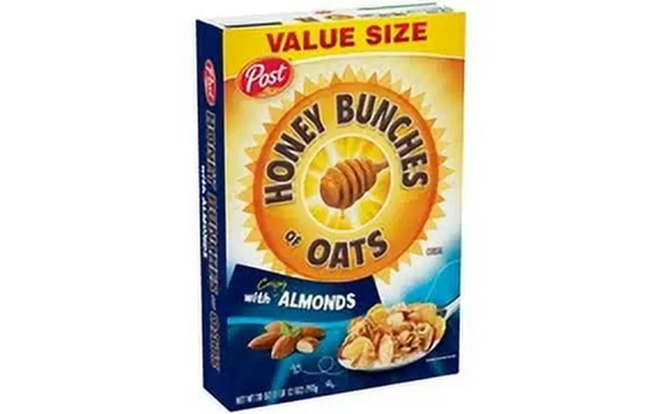 Post Honey Bunches Of Oats With Crispy Almonds Cereal 28 Oz. Box Pack Of 6