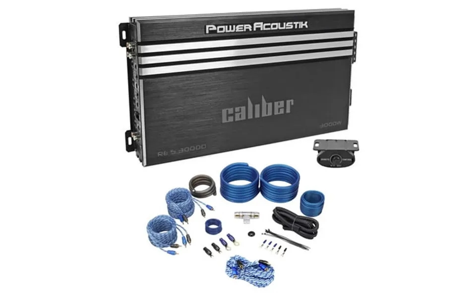 Power Acoustik Re5-3000d 3000w 5-channel Car Audio Amplifier Class A B Amp Kit