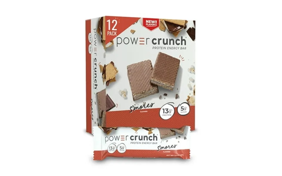 Power Crunch Protein Wafer Msf2 Bars High Protein Snacks With Delicious Taste S Mores 1