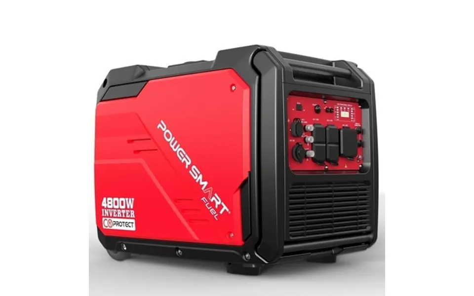 Powersmart 4800w Gas Powered Inverter Generator Co Detect With Manual Start Portable Wheel For Outdoor
