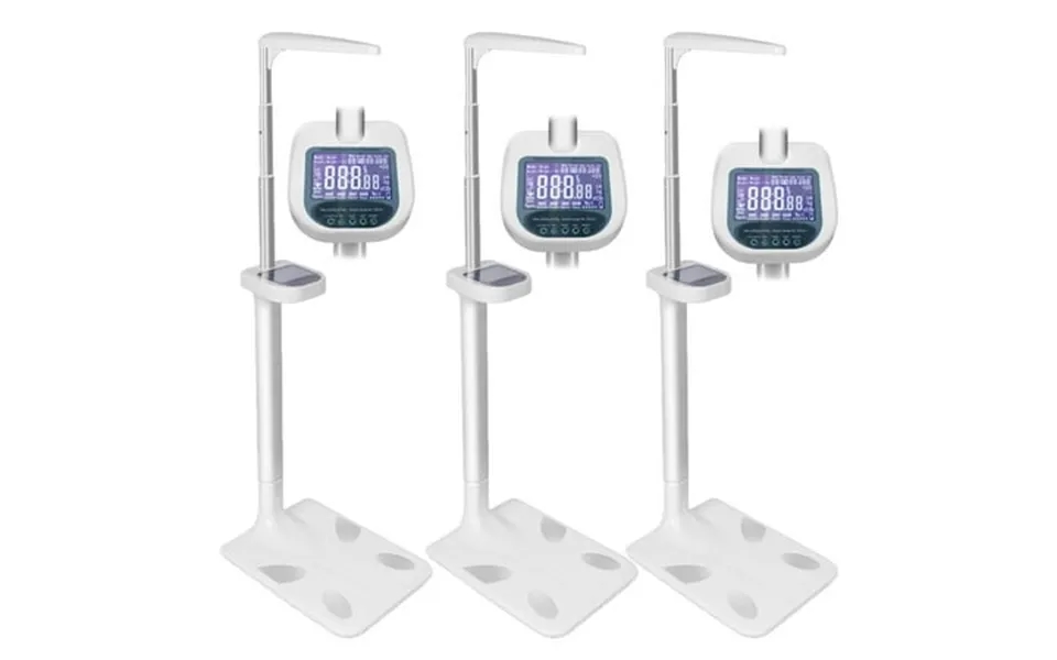 Powkol 3 Pcs Professional Digital Physician Scale Ultrasonic Height And Weight Analyzer 440lbs Capacity 2